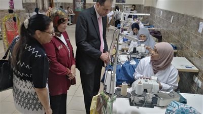 وزارة العمل: دورة تدريبية على التفصيل والخياطة بالإسكندرية