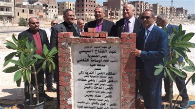 وضع حجر الأساس لكنيستين جديدتين بمحافظة المنيا
