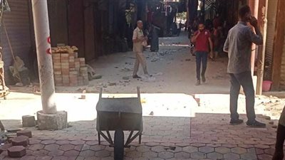 تغطية شوارع ديروط في أسيوط ببلاط الإنترلوك