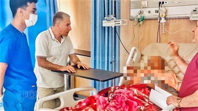 وكيل وزارة الصحة بمطروح يتفقد حالة مصابي حادث طريق الضبعة الإقليمي (صور)