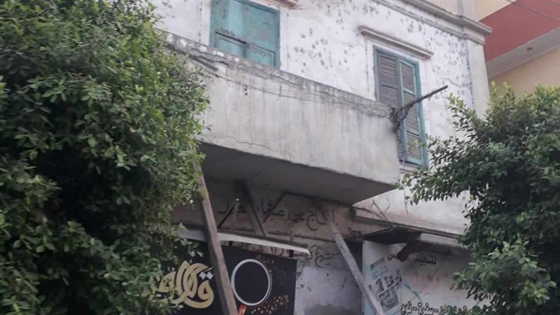 انهيار عقار بالمنيا،