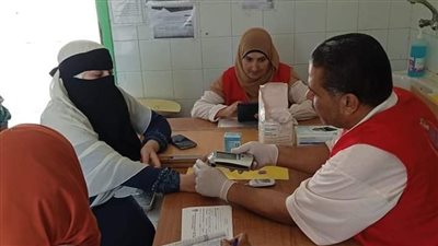 انطلاق المبادرة الرئاسية 100 يوم صحة بكفر شكر 