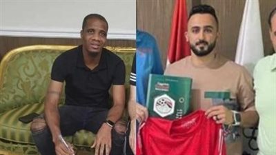 ثنائي غزل المحلة يوقعان على عقود انضمام لنادي طلائع الجيش (صور)