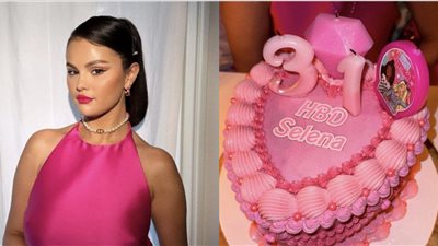 سيلينا جوميز تحتفل بعيد ميلادها علي طريقة باربي (فيديو)