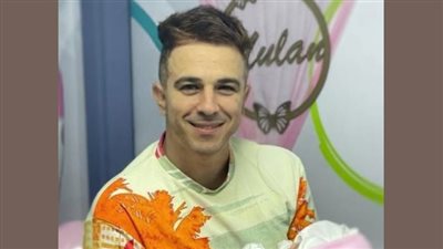 هيثم نبيل يرزق بمولودته الجديدة 