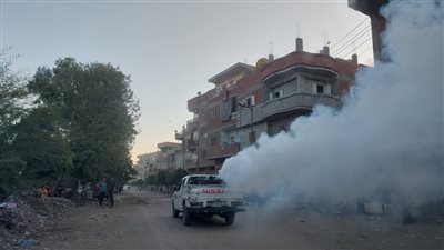  17 نقلة قمامة واستمرار الرش لقتل الحشرات بالزقازيق 