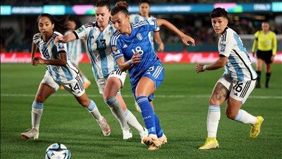 كأس العالم للسيدات، إيطاليا تهزم الأرجنتين بهدف قاتل