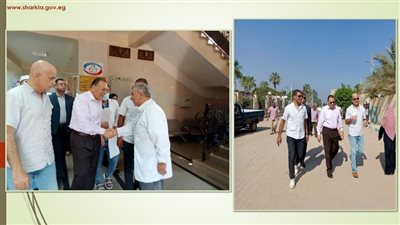 محافظ الشرقية يجري جولة تفقدية مفاجئة على مدينة القرين 