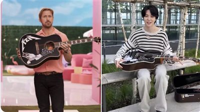 رايان جوسلينج يهدي جيتار شخصية Ken إلى جيمين (صور)