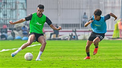 تدريبات بدنية للاعبي الزمالك استعدادا لمواجهة الاتحاد المنستيري 