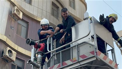 حريق هائل في فندق بالعراق، وإصابة عشرات الإيرانيين (صور)