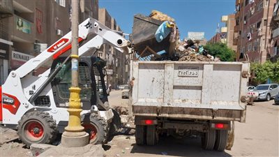 رفع 1070 طن قمامة من شوارع وميادين الدقهلية