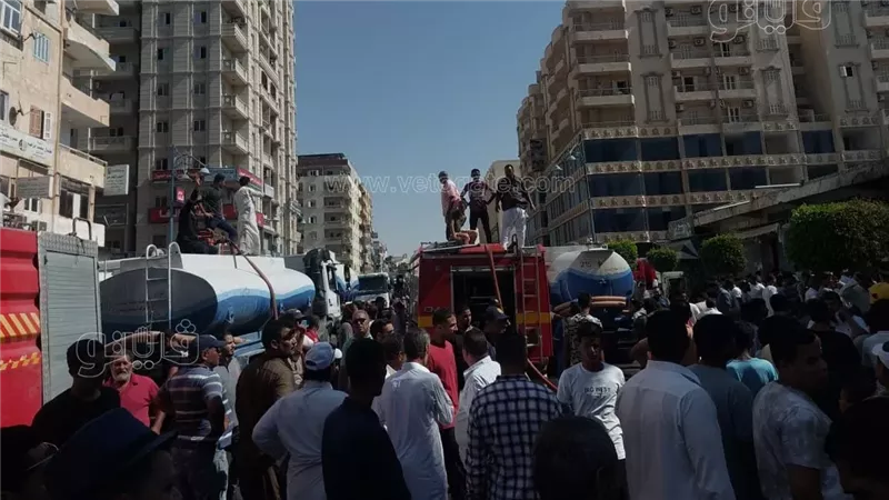 حريق مول دبي بمطروح،