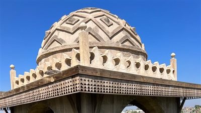 الانتهاء من مشروع فك وإعادة تركيب قبة رقية دودو بمنطقة الإمام الشافعي