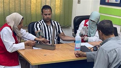 مياه المنوفية: الكشف على العاملين بالشركة ضمن حملة 100 يوم صحة 