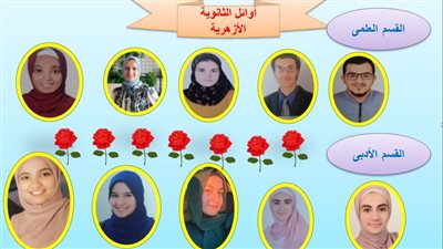 البنات تفوقن على البنين، أسماء أوائل الثانوية الأزهرية بالإسماعيلية 