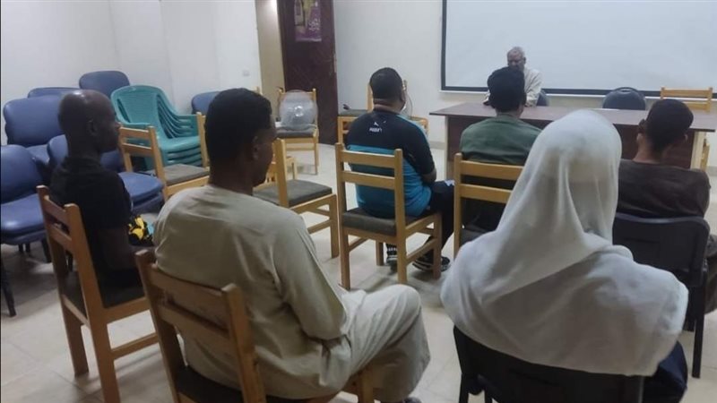 جانب من تنفيذ المحاضرات،فيتو