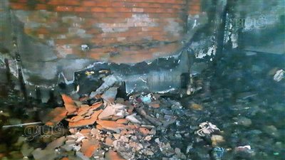 حريق هائل يلتهم شقة طبيب في الغربية