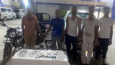 ضبط 4 تشكيلات عصابية لسرقة الدراجات النارية والسيارات والمساكن في دمياط  