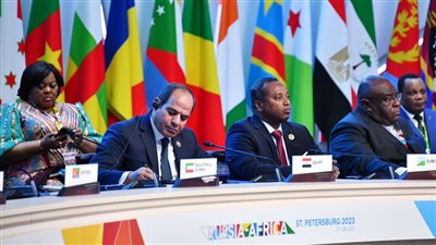 8 صور ترصد مشاركة السيسي في الجلسة العامة للقمة الروسية الأفريقية