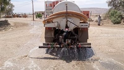 تحرك عاجل من الوحدة المحلية لمدينة قنا لحل مشكلة الصرف في الجبلاو 