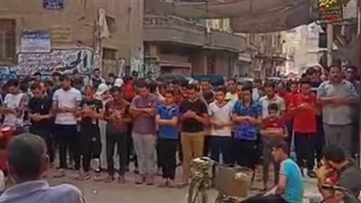 تشييع جنازة شاب توفي بعد تعدي 3 أشخاص عليه في الغربية