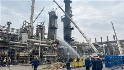 تفاصيل نشوب حريق في مصفاة ميناء الأحمدي الكويتية