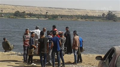 انتشال جثتي غريقين من مياه النيل أمام قرية الميمون في بني سويف