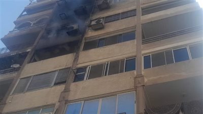 النيابة تحقق في حريق عقار مدينة نصر 