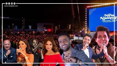 حفلات مهرجان العلمين الجديدة خلال شهر أغسطس (إنفوجراف)