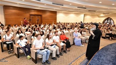 البابا تواضروس يشهد ختام البرنامج الصيفي لتعليم اللغات