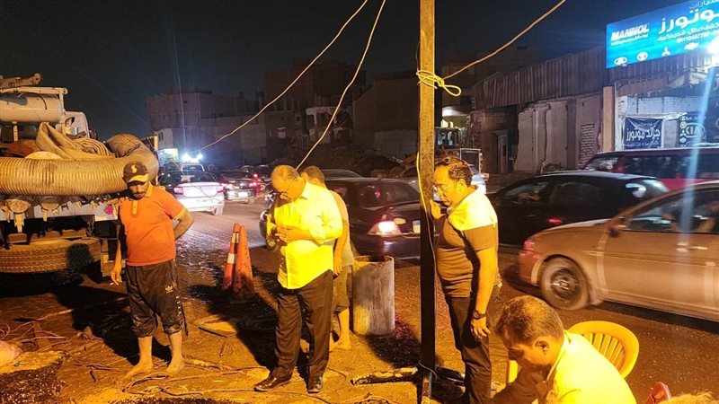 اصلاح ماسورة مياه