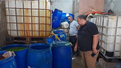 ضبط مصنع منظفات دون ترخيص في العريش 