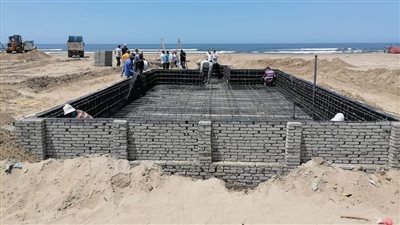 حملات مكبرة لإزالة التعديات والعشوائيات بمدينة دمياط الجديدة