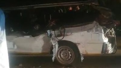 مصرع 3 وإصابة 3 في تصادم سيارتين ملاكي ونقل بكفر الشيخ