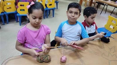 ورش أشغال يدوية وترفيهية بالمكتبة العامة بدمنهور ضمن الأنشطة الصيفية (صور)