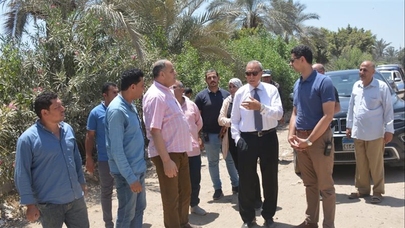 محافظ القليوبية خلال