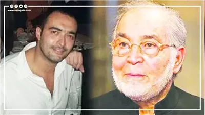 نبيل الحلفاوي يواسي حسن يوسف وشمس البارودي في وفاة ابنهما