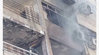 النيابة تنتدب المعمل الجنائي لمعاينة حريق 6 طوابق بعقار في مدينة نصر