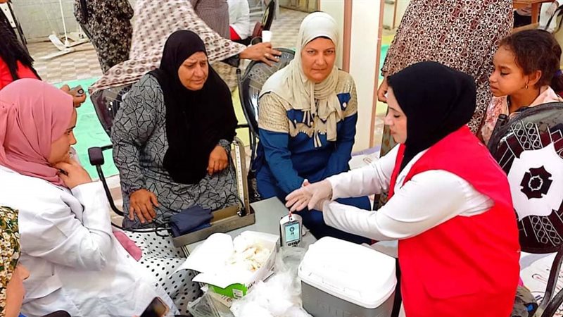 قافلة سكانية بمركز