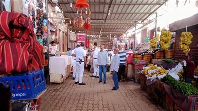 حملة مكثفة لإزالة الإشغالات وضبط المخالفات بواحة الخارجة بالوادي الجديد 