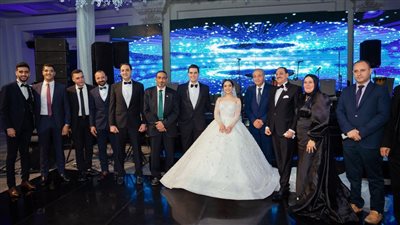 بحضور المفتي ووزير التموين، رئيس شعبة الأرز يحتفل بزفاف ابنته (صور)