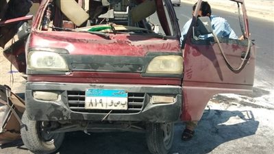 النيابة تنتدب المهندس الفني لمعاينة حادث سيارة في حلوان