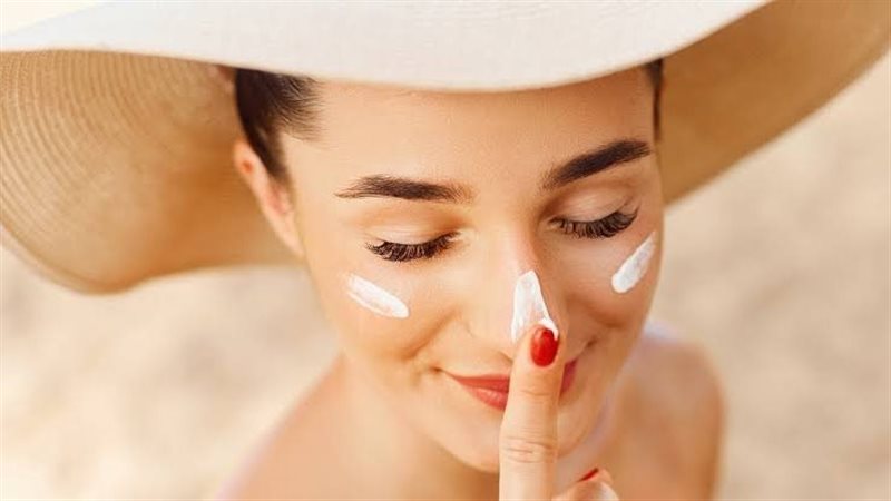 استخدام واقي الشمس،