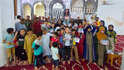 مديرية أوقاف شمال سيناء تكرم الأطفال المشاركين في البرنامج الصيفي