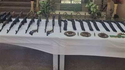 الأمن العام يضبط 38 قطعة سلاح ناري و17 تاجر مخدرات فى أسيوط ودمياط 