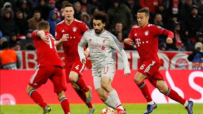الشوط الأول، تعادل إيجابي بين ليفربول وبايرن ميونيخ 
