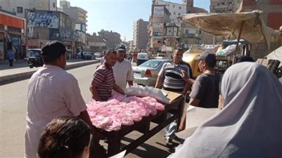 رفع 562 حالة إشغال طريق مخالف بالبحيرة (صور)