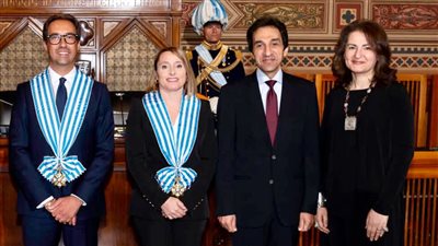 بسام راضي ينقل تحيات السيسي لرئيسي جمهورية سان مارينو