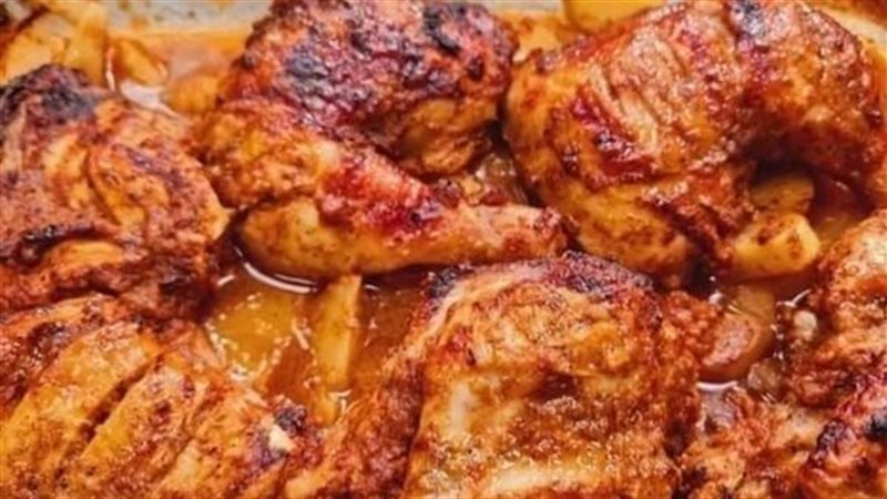 صينية البطاطس بالفراخ،